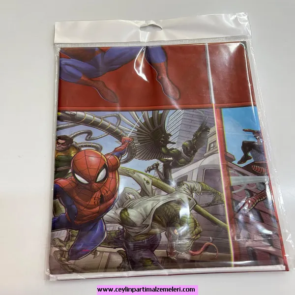 Spiderman Temalı Masa Örtüsü